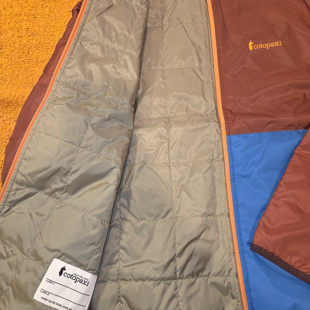 Cotopaxi Kids Puffer Jacket - Maroon and Blue. Size M 10-12 - Picture 4 of 4